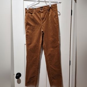 Talbots Straight Leg Corduroy Pant, Camel color, size 6